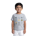 Happi wear Grey Bicycle Adventure Graphic T-Shirt – Cotton Casual Wear for Kids